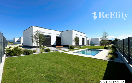 NOVOSTAVBA 4-izbový bungalov,  969 m2, Príbovce