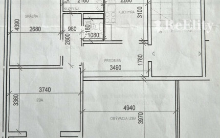 3-izbový byt v Martine – Jahodníky, 68,58 m², balkón
