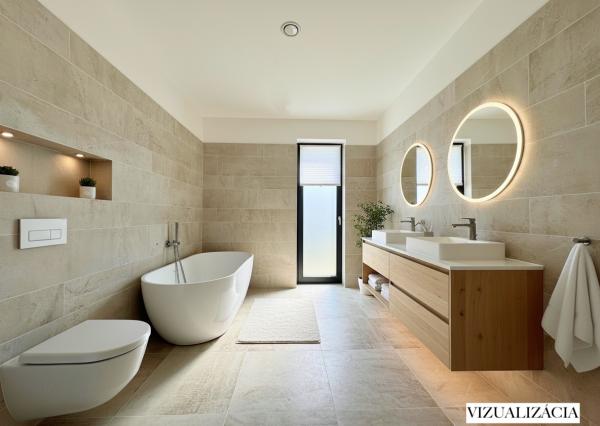 NOVOSTAVBA 4-izbový bungalov,  969 m2, Príbovce