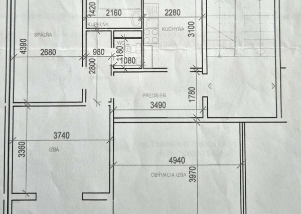 3-izbový byt v Martine – Jahodníky, 68,58 m², balkón