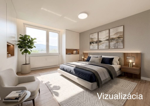 Nadštandardný 3-izbový byt po kompletnej rekonštrukcii (85 m²) s veľkým balkónom