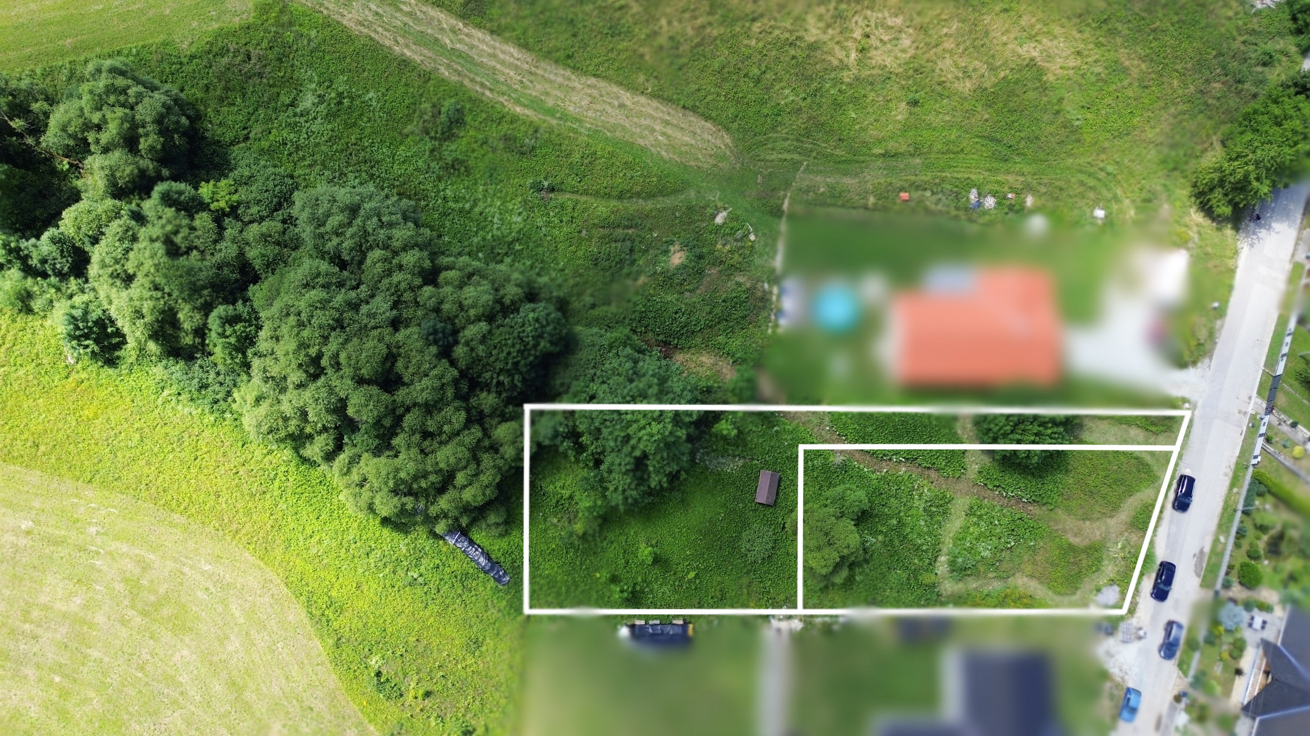 2 stavebné pozemky pod lesom s nádhernými výhľadmi – Turčianska Štiavnička